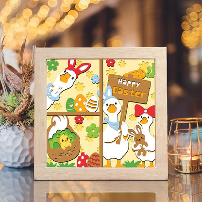 Goose Easter – 3D Shadow Box SVG File for Cricut & Silhouette