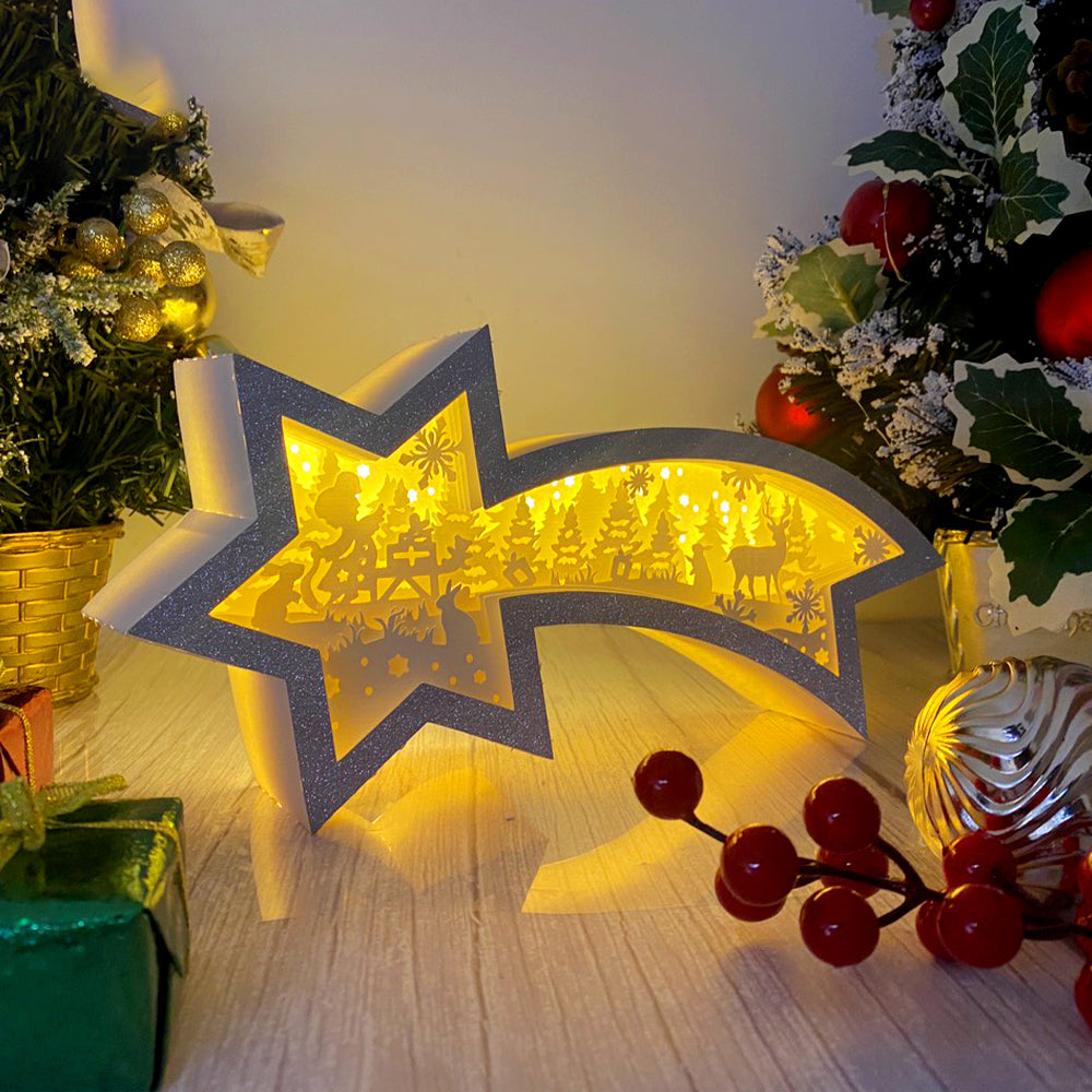 Christmas Angle – 3D Box SVG File for Cricut & Silhouette