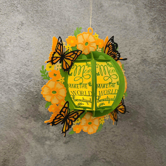 Mom 1 - 3D Paper Cut Lantern File  - Cricut File  - VEKTOR KRAFT