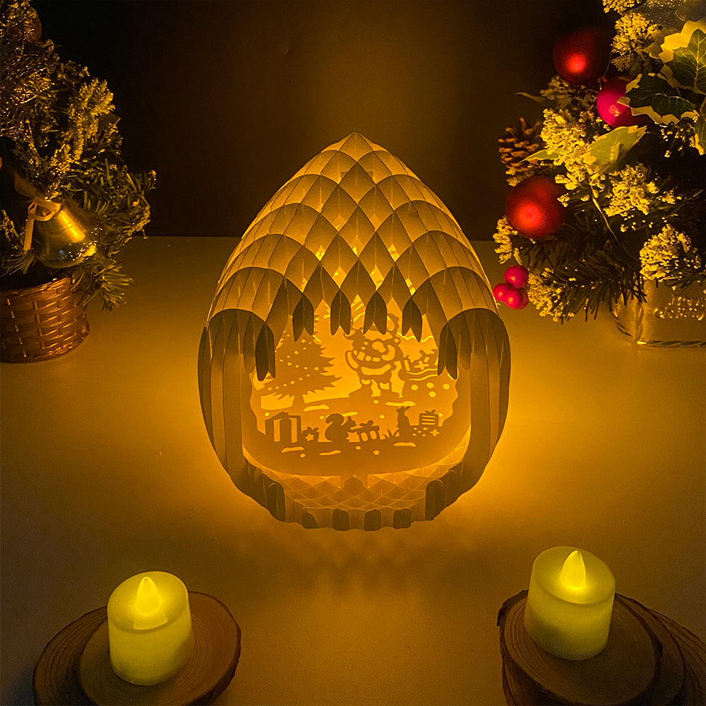 Santa – 3D Pop-Up Card SVG File for Cricut & Silhouette