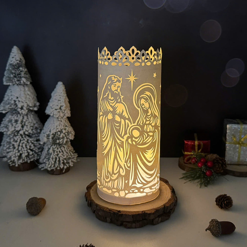 Nativity 2 – 3D Lightbox SVG File for Cricut & Silhouette