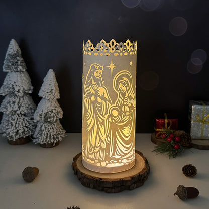 Nativity 2 – 3D Lightbox SVG File for Cricut & Silhouette