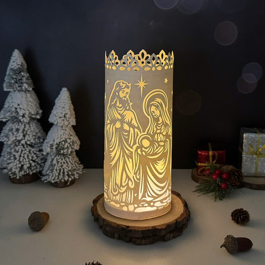Nativity 2 – 3D Light Tube File - Cricut File - VEKTOR KRAFT