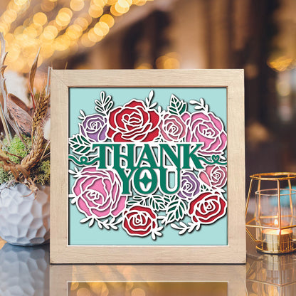 Thank You – 3D Shadow Box SVG File for Cricut & Silhouette
