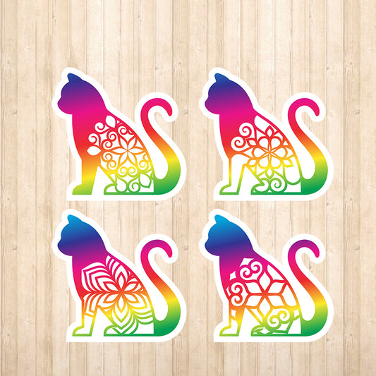 Cat Spectrum Stickers - Cricut File - VEKTOR KRAFT