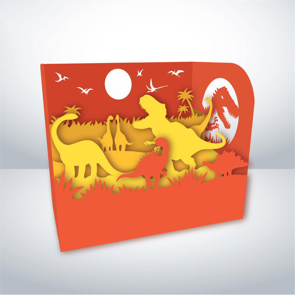 Dinosaur – 3D Pop-Up Card SVG File for Cricut & Silhouette