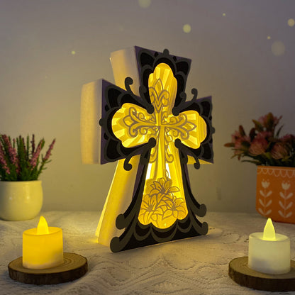 Cross – 3D Box SVG File for Cricut & Silhouette