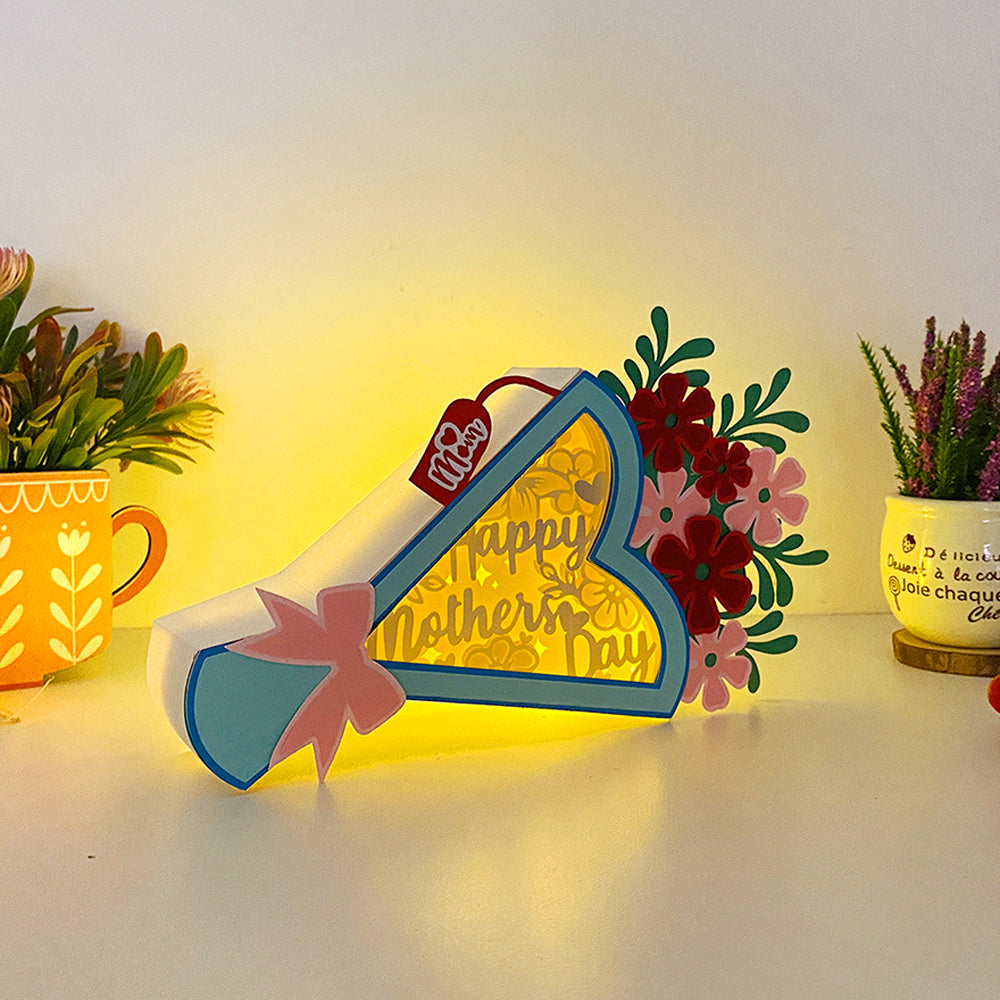Happy Mother Day – 3D Bouquet Box File - Cricut File - VEKTOR KRAFT