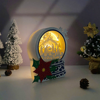 Nativity Scene – 3D Box SVG File for Cricut & Silhouette
