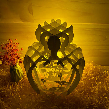Lotus – 3D Pop-Up Card SVG File for Cricut & Silhouette