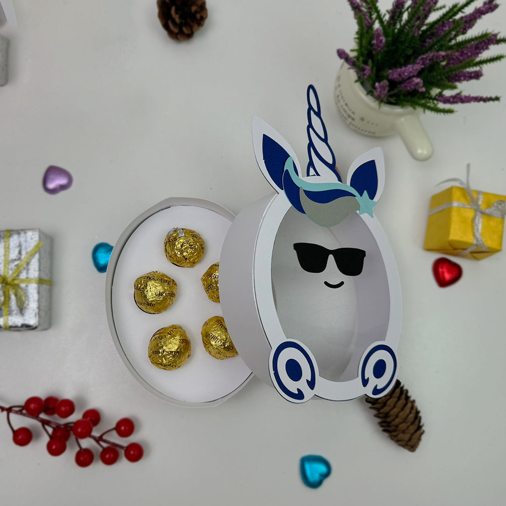 Unicorn – 3D Box SVG File for Cricut & Silhouette