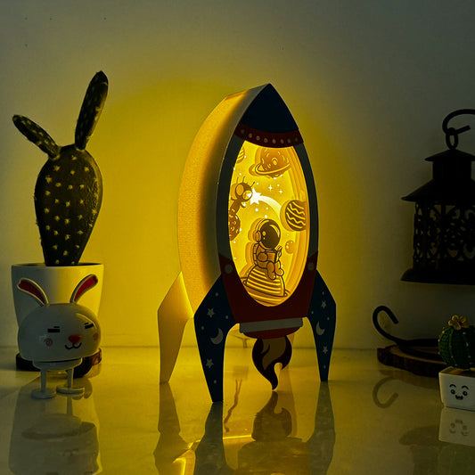Astronaut 2 – 3D Rocket Box File - Cricut File - VEKTOR KRAFT