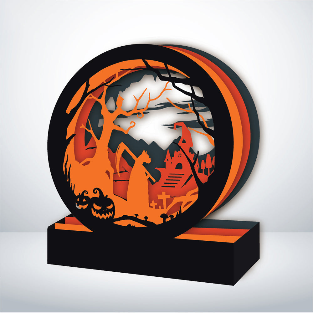 Halloween – 3D Pop-Up Card SVG File for Cricut & Silhouette