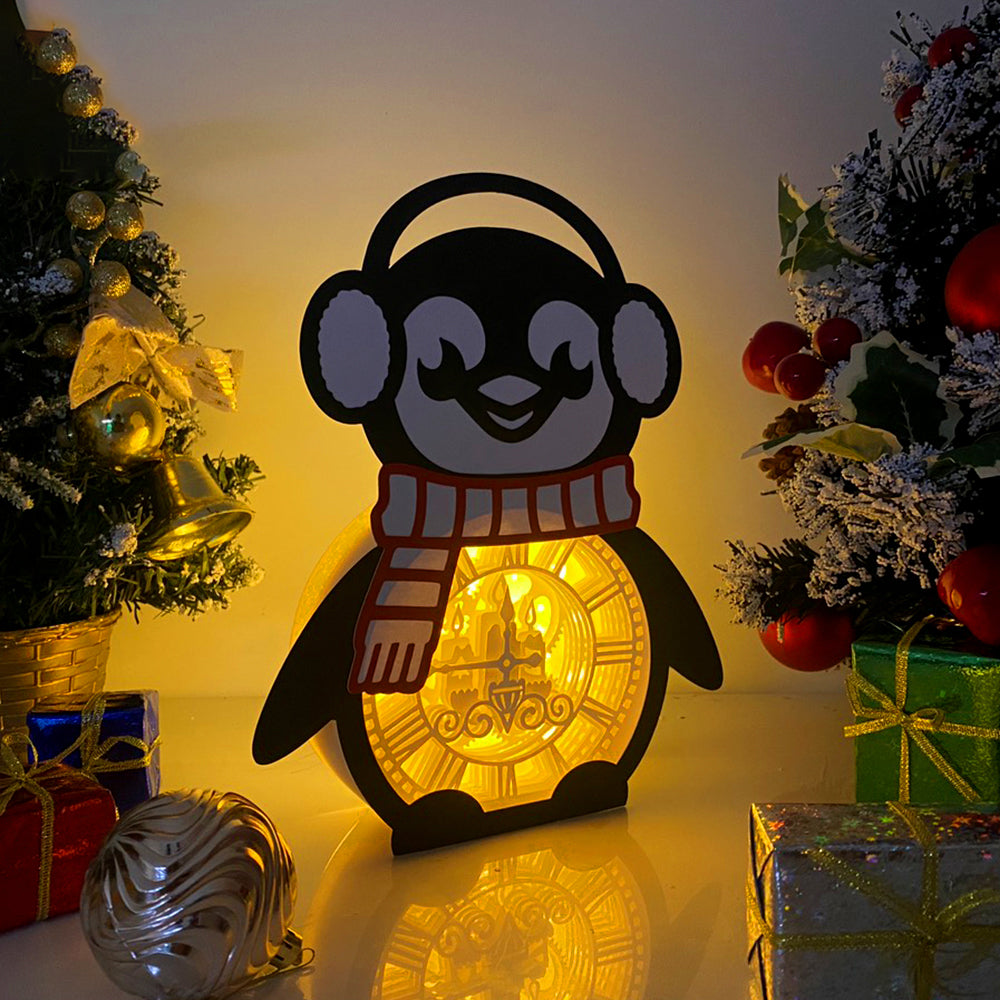 Christmas Clock – 3D Box SVG File for Cricut & Silhouette