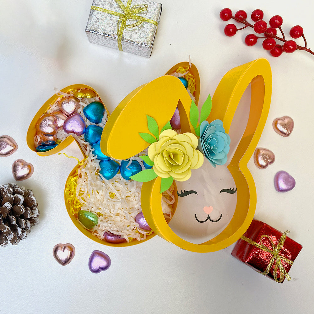 Bunny Head – 3D Box SVG File for Cricut & Silhouette