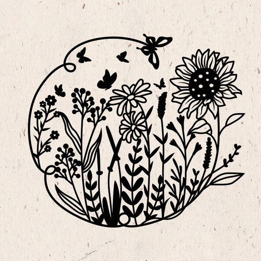 Meadow – Kirigami - Cricut File - VEKTOR KRAFT