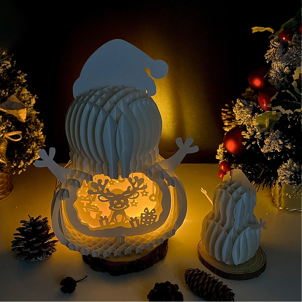 Reindeer – 3D Pop-Up Card SVG File for Cricut & Silhouette