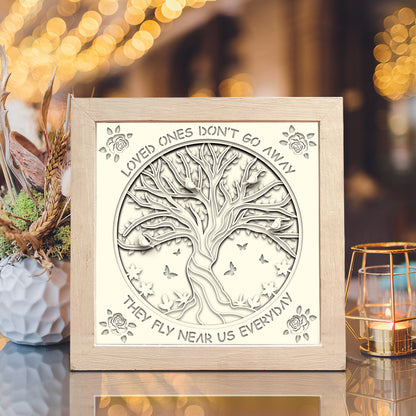 Cardinal Bird Tree – 3D Shadow Box SVG File for Cricut & Silhouette