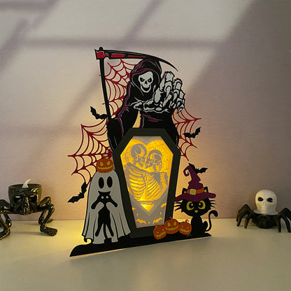 Skeletons – 3D Box SVG File for Cricut & Silhouette