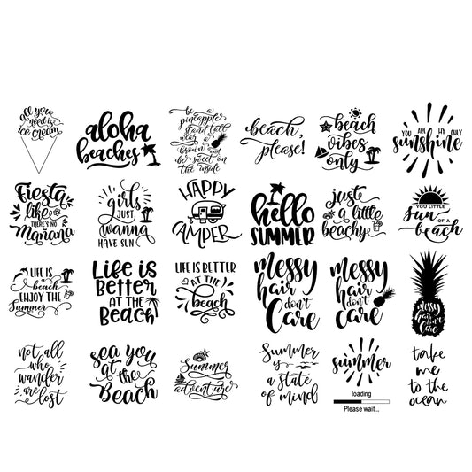 Summer Bundle 1 - Cricut File - VEKTOR KRAFT