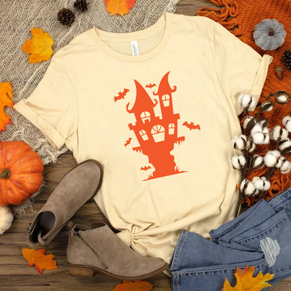 Spooky Castle With Bats - Cricut File - VEKTOR KRAFT
