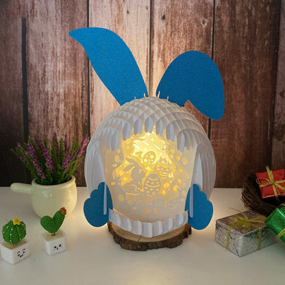 Easter Bunny – 3D Pop-Up Card SVG File for Cricut & Silhouette