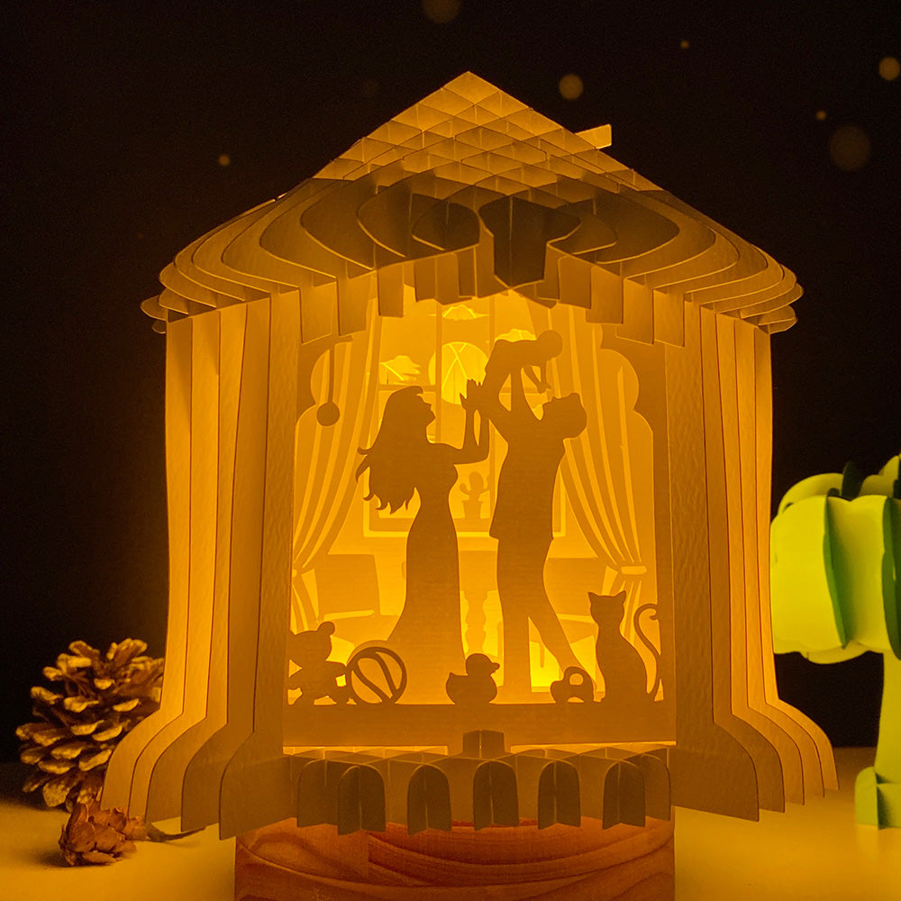 Family – 3D Pop-Up Card SVG File for Cricut & Silhouette
