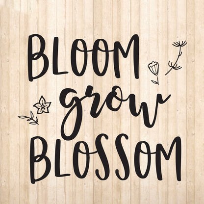 Bloom Grow Blossom – 3D Lightbox SVG File for Cricut & Silhouette