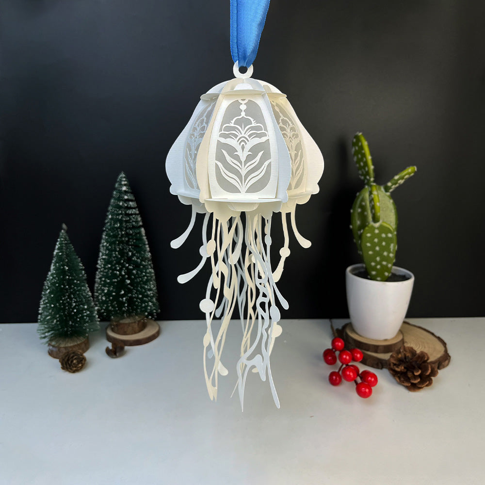 Jellyfish 1 - 3D Animal Paper Cut Lantern File  - Cricut File  - VEKTOR KRAFT