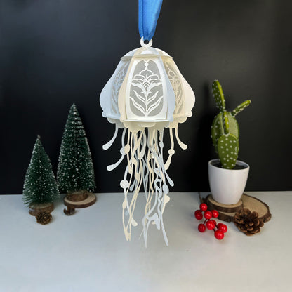 Jellyfish 1 - 3D Animal Paper Cut Lantern File  - Cricut File  - VEKTOR KRAFT