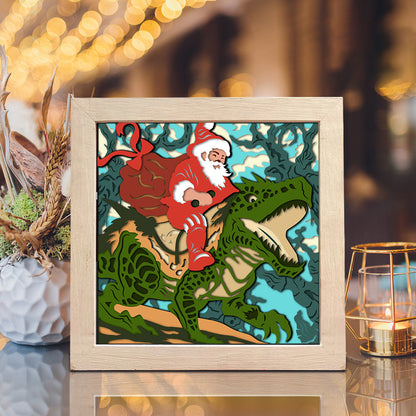 Santa Claus 8 – 3D Shadow Box SVG File for Cricut & Silhouette