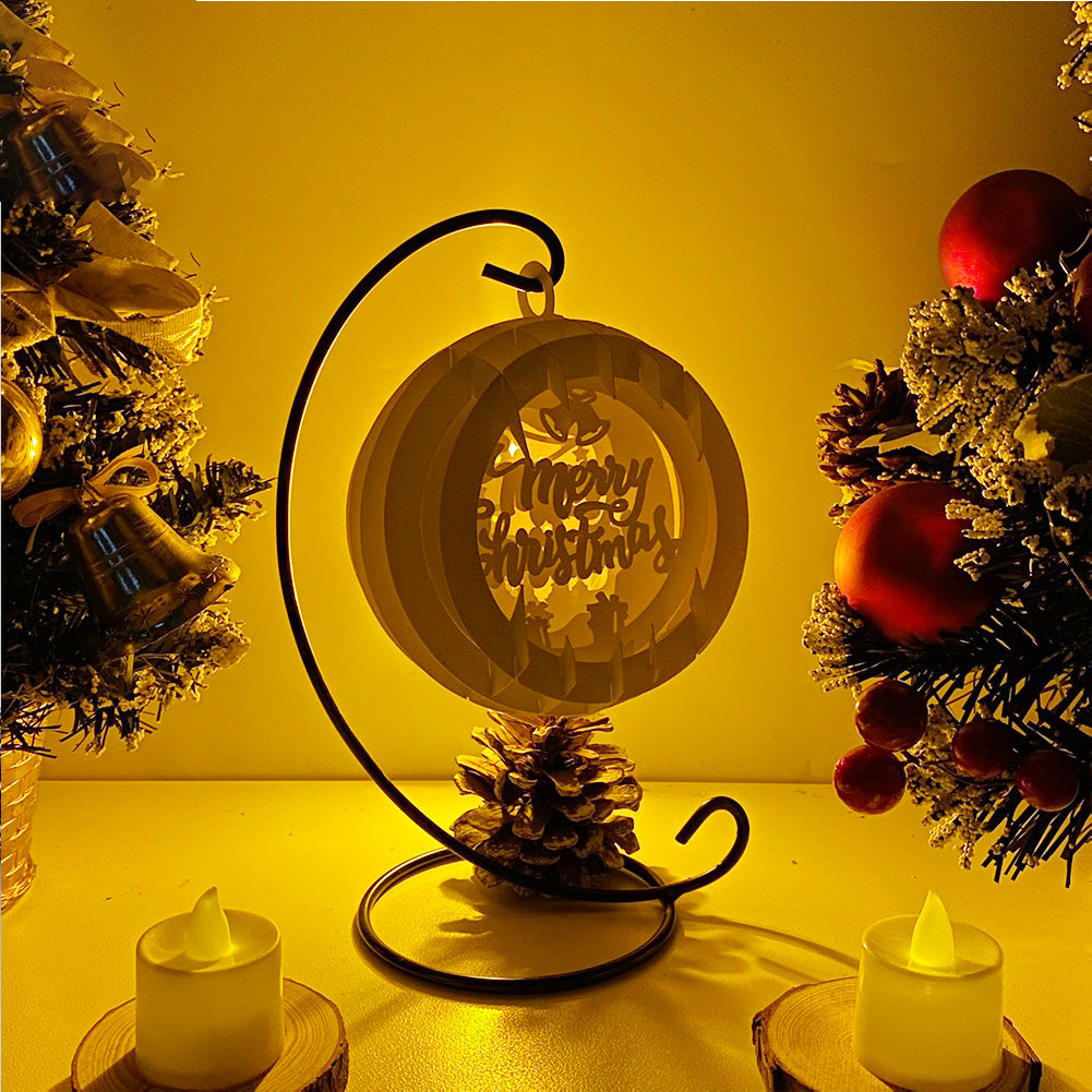 Merry Christmas – 3D Pop-Up Card SVG File for Cricut & Silhouette