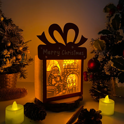 Santa – 3D Box SVG File for Cricut & Silhouette