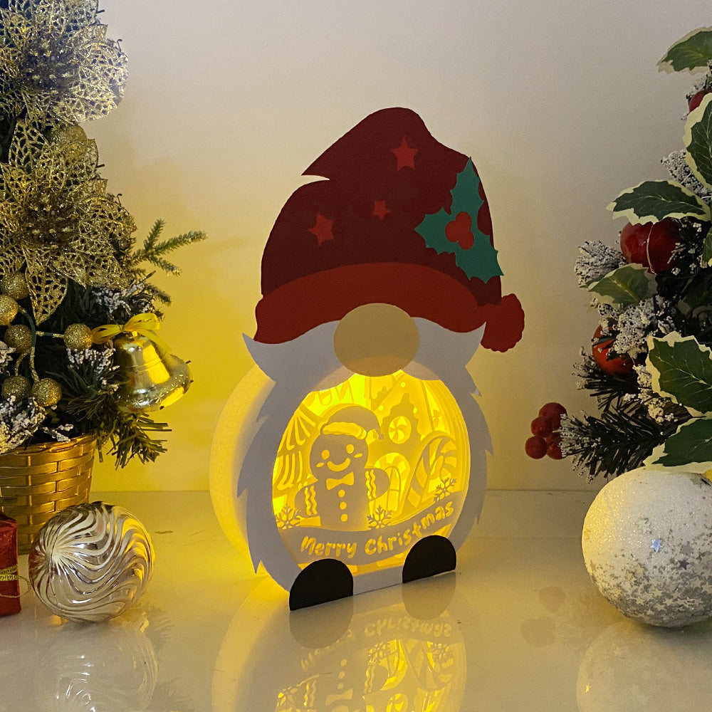 Gingerbread Christmas – 3D Box SVG File for Cricut & Silhouette