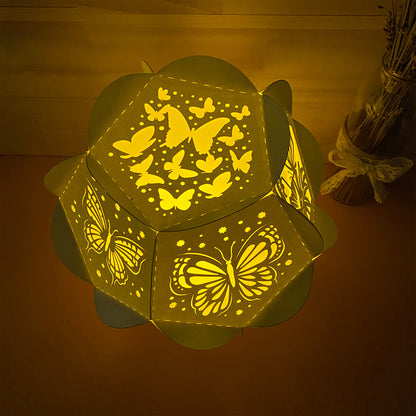 Butterfly – 3D Lantern SVG File for Cricut & Silhouette