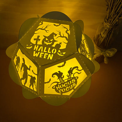 Halloween 2 – 3D Lantern SVG File for Cricut & Silhouette
