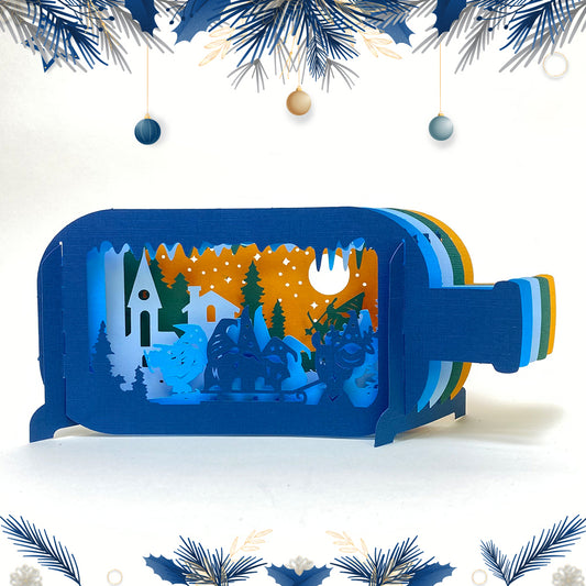 Gnome – 3D Pop-up Bottle File - Cricut File - VEKTOR KRAFT