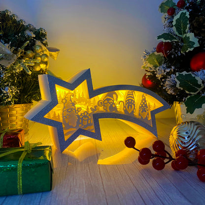 Christmas Gnome 2 – 3D Box SVG File for Cricut & Silhouette