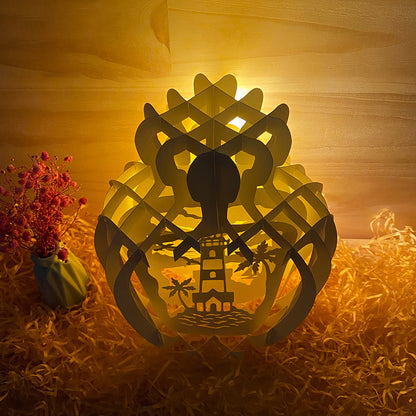 Lighthouse – 3D Pop-Up Card SVG File for Cricut & Silhouette