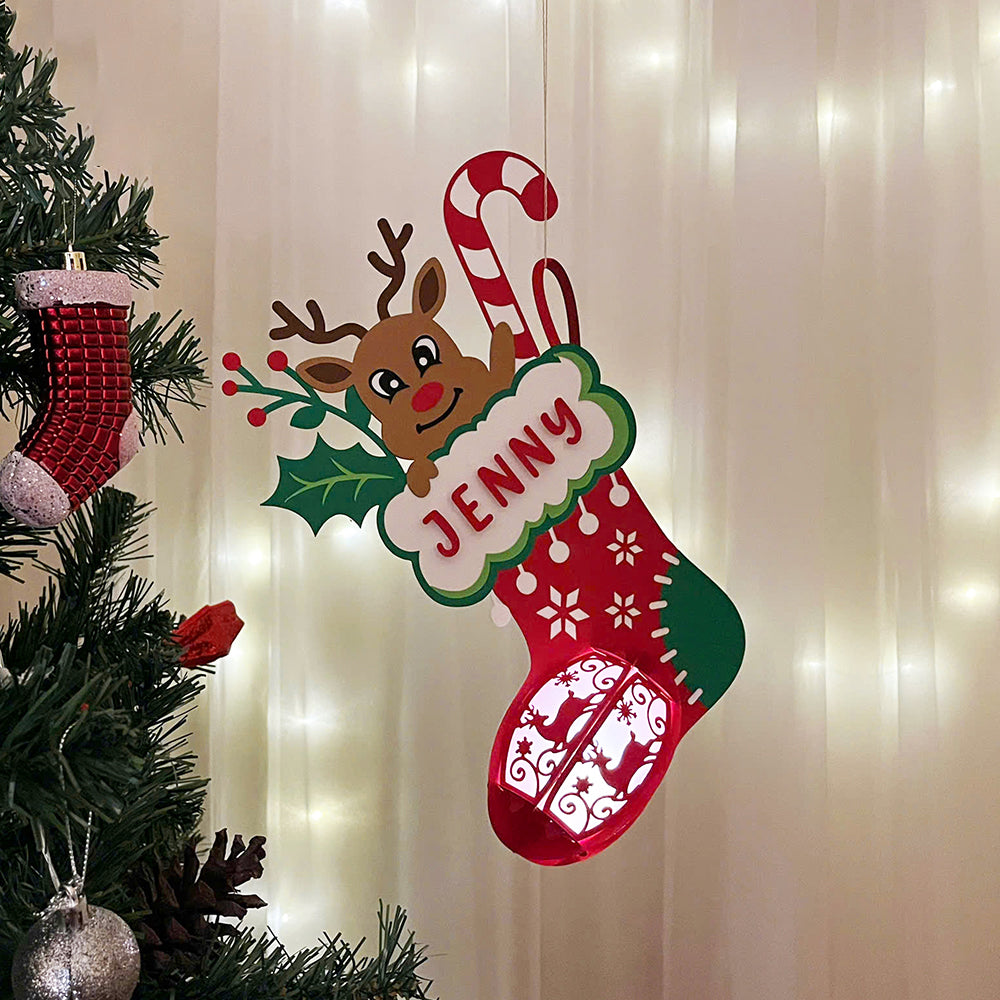 Socks 2 Custom - 3D Christmas Lantern File - Cricut File  - VEKTOR KRAFT
