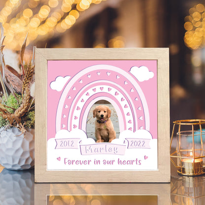 Customizable Pet Memorial – 3D Shadow Box SVG File for Cricut & Silhouette