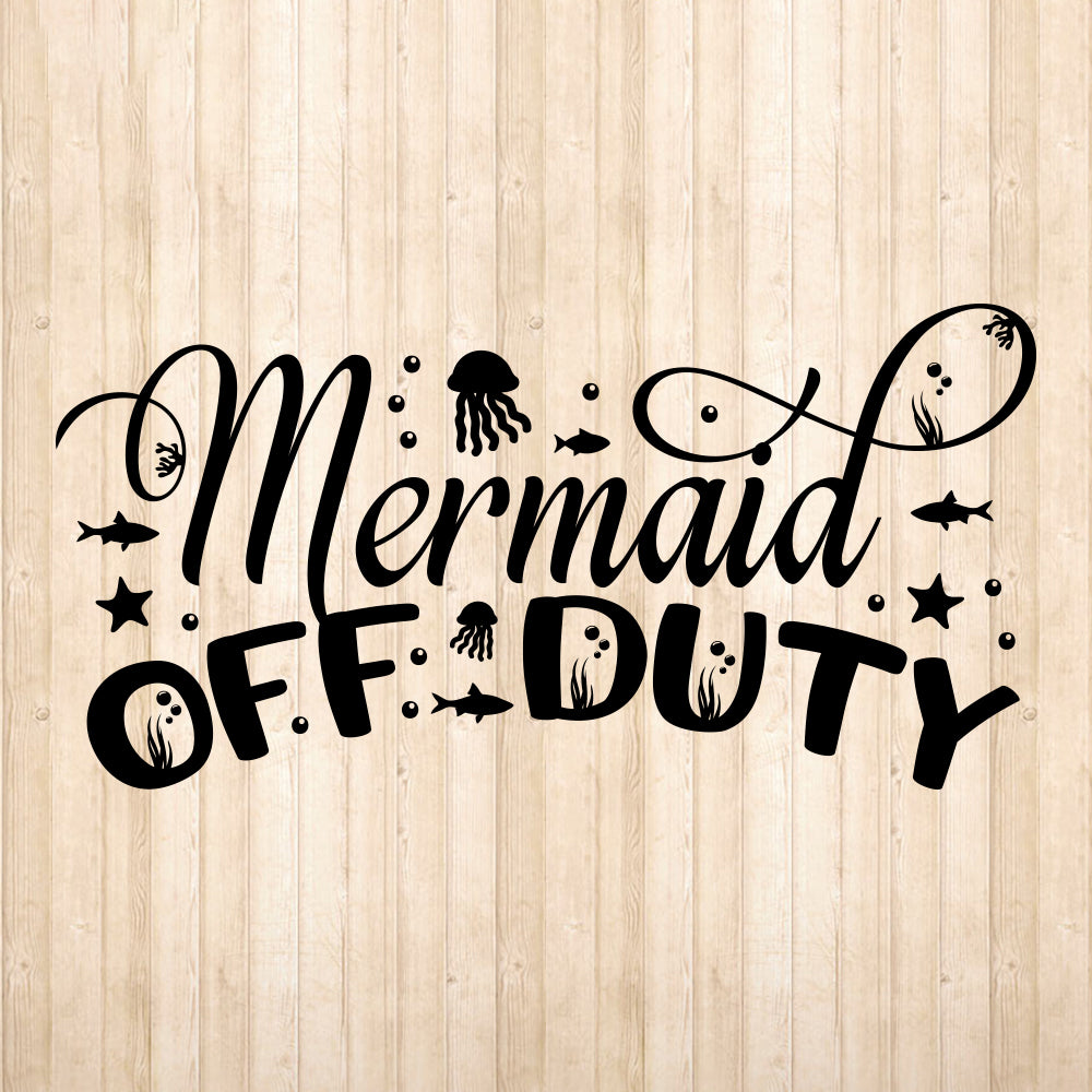 Mermaid Off Duty - Cricut File - VEKTOR KRAFT