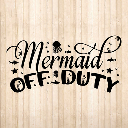 Mermaid Off Duty - Cricut File - VEKTOR KRAFT
