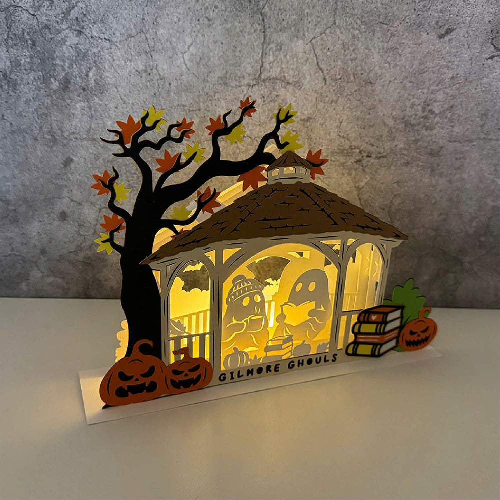 Gilmore Ghouls – 3D Pop-Up Card SVG File for Cricut & Silhouette