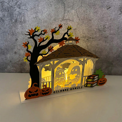 Gilmore Ghouls – 3D Pop-Up Card SVG File for Cricut & Silhouette