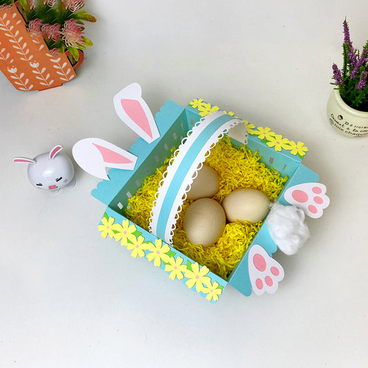Easter Egg Basket – 3D Shadow Box SVG File for Cricut & Silhouette