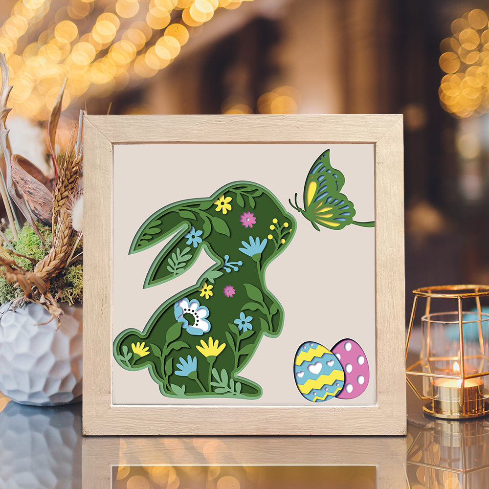 Easter 14 – 3D Shadow Box SVG File for Cricut & Silhouette