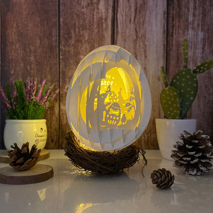 Happy Easter – 3D Pop-Up Card SVG File for Cricut & Silhouette
