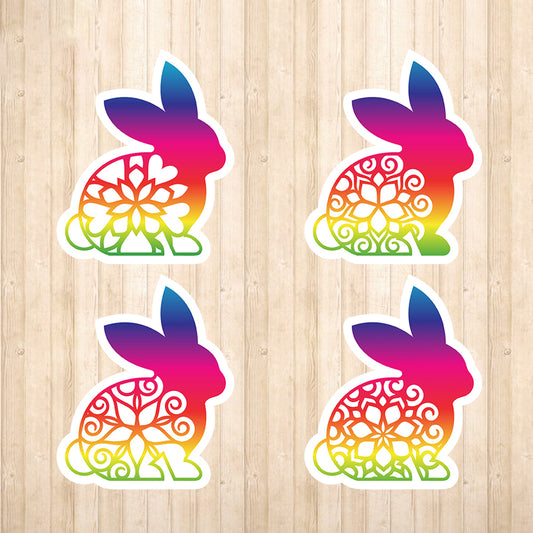 Bunny Spectrum Stickers - Cricut File - VEKTOR KRAFT