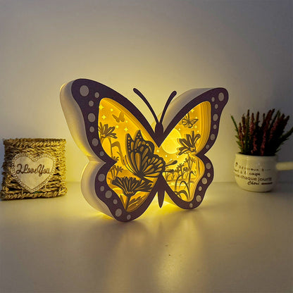 Butterfly – 3D Box SVG File for Cricut & Silhouette